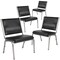 Emma and Oliver 4 Pk. 950 lb. Rated Antimicrobial Bariatric medical Reception Chair